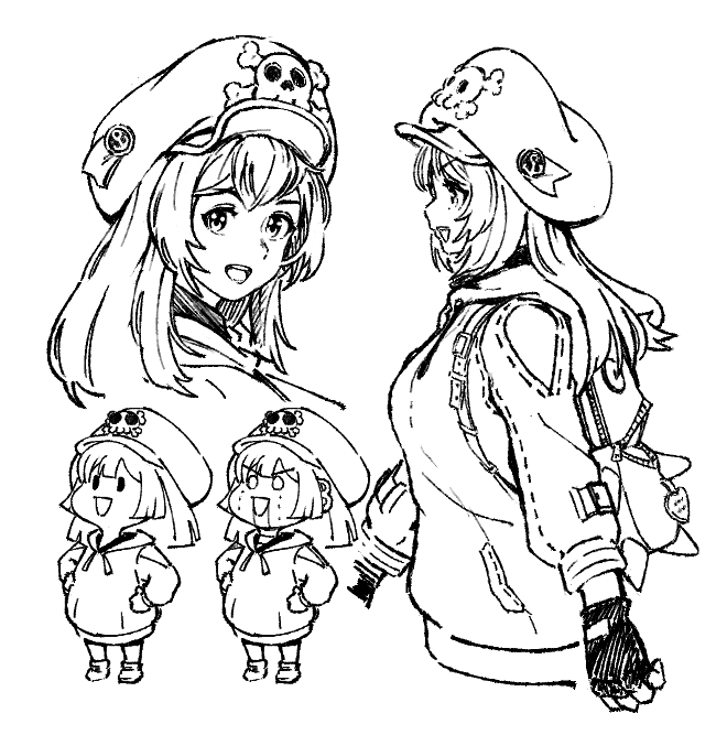 may and robo-may (guilty gear and 1 more) drawn by mori_no_yousei