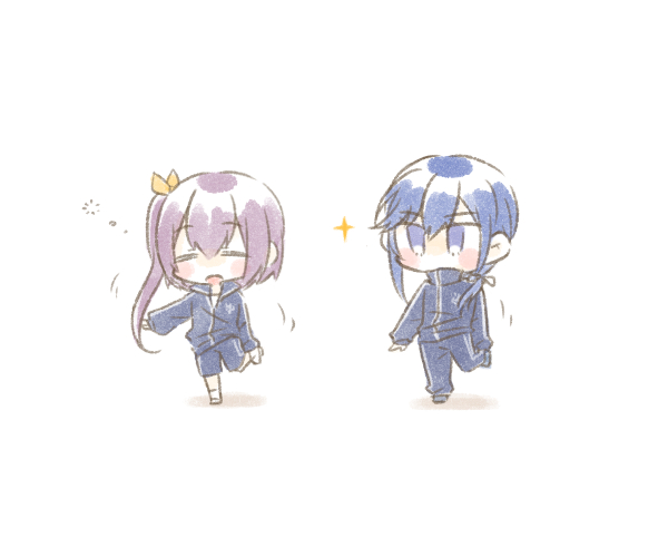 kawanabe nazuna and hayami katsura (assault lily) drawn by rebi
