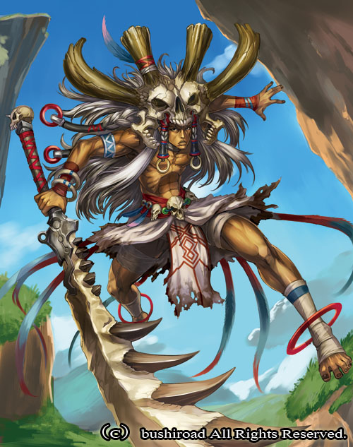 savage warrior (cardfight!! vanguard) drawn by ninnin_(shishitou)