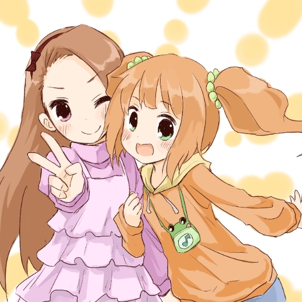 minase iori and takatsuki yayoi (idolmaster) drawn by mugi_(banban53)