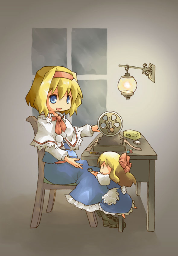 alice margatroid and shanghai doll (touhou) drawn by harada_(sansei_rain)
