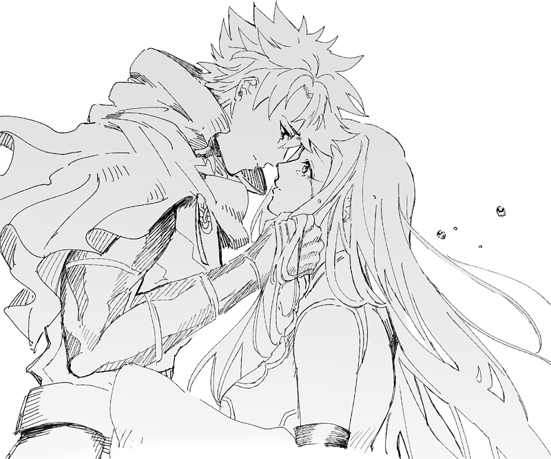 emiya kiritsugu and irisviel von einzbern (fate and 1 more) drawn by kouya_(kyk428)