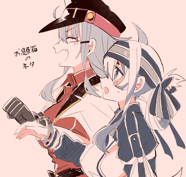 gangut, kamoi, gangut dva, and kamoi kai bo (kantai collection) drawn by itomugi-kun