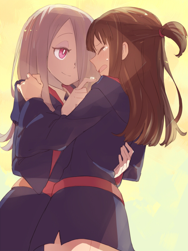 kagari atsuko and sucy manbavaran (little witch academia) drawn by sou_(tuhut)