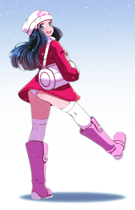 dawn (pokemon and 2 more) drawn by yondu