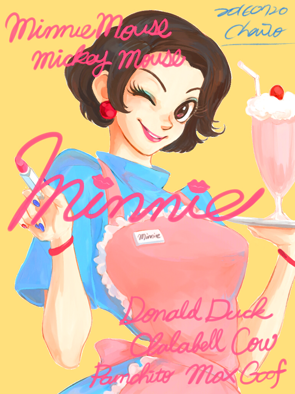 minnie mouse (mickey mouse & friends and 1 more) drawn by chai_5