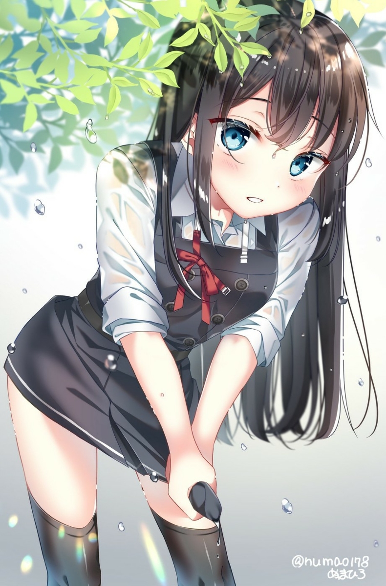asashio and asashio kai ni (kantai collection) drawn by numao178