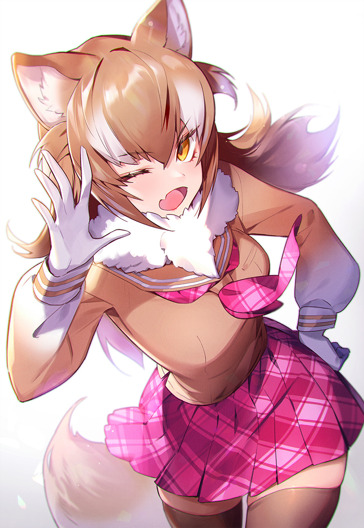 japanese wolf (kemono friends and 1 more) drawn by hasumikaoru