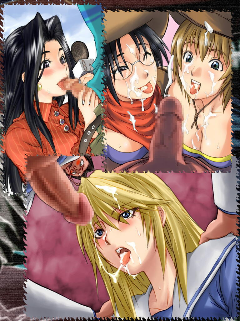 habashira rui, tsuyumine megu, and andou baako (eyeshield 21) drawn by kon-kit