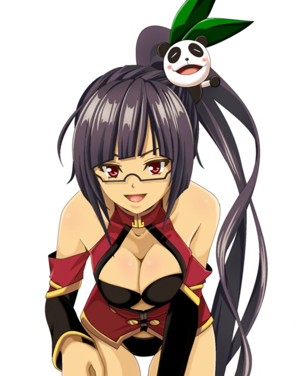 litchi faye ling and lao jiu (blazblue) drawn by basuchian