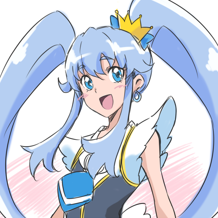 shirayuki hime and cure princess (precure and 1 more) drawn by tsukikage_oyama