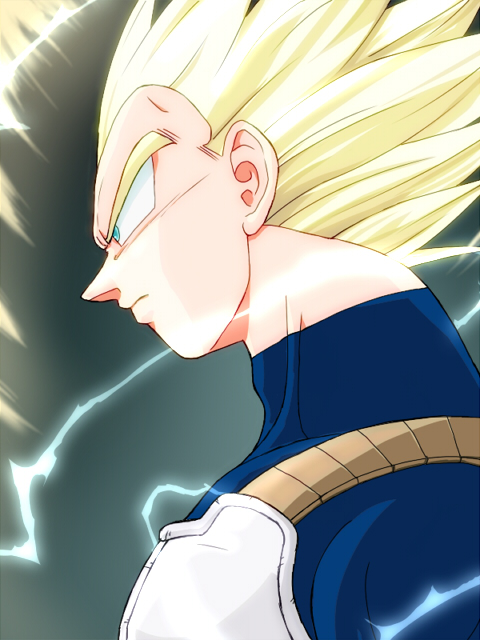 vegeta (dragon ball and 1 more) drawn by fuoore_(fore0042)