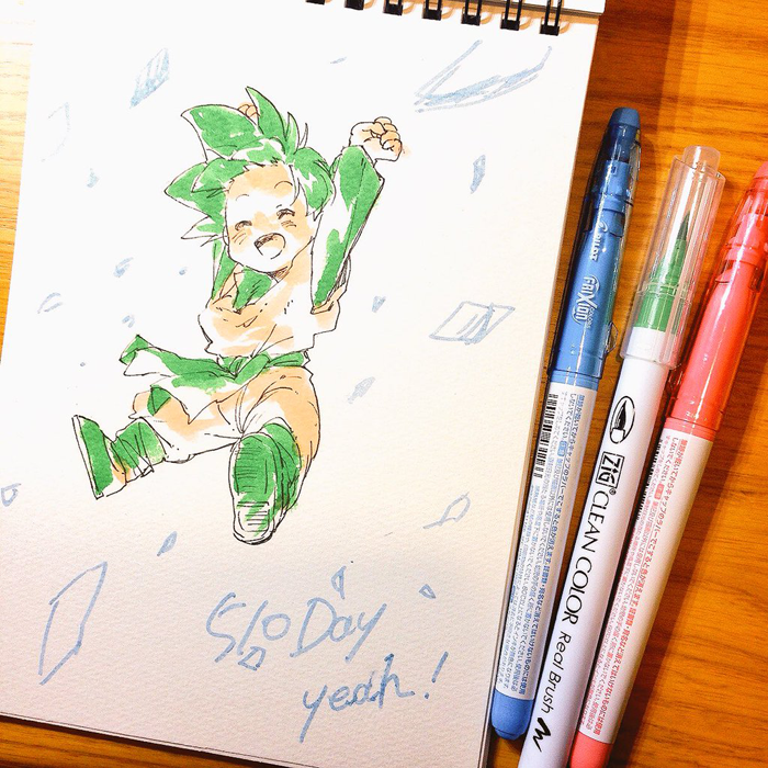 son goten (dragon ball and 1 more) drawn by fukuko_fuku
