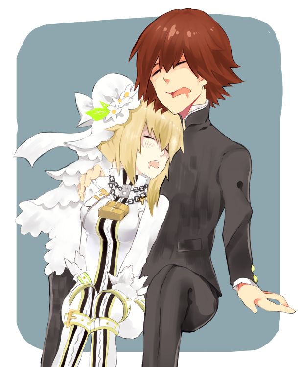 nero claudius and kishinami hakuno (fate and 2 more) drawn by muramura000