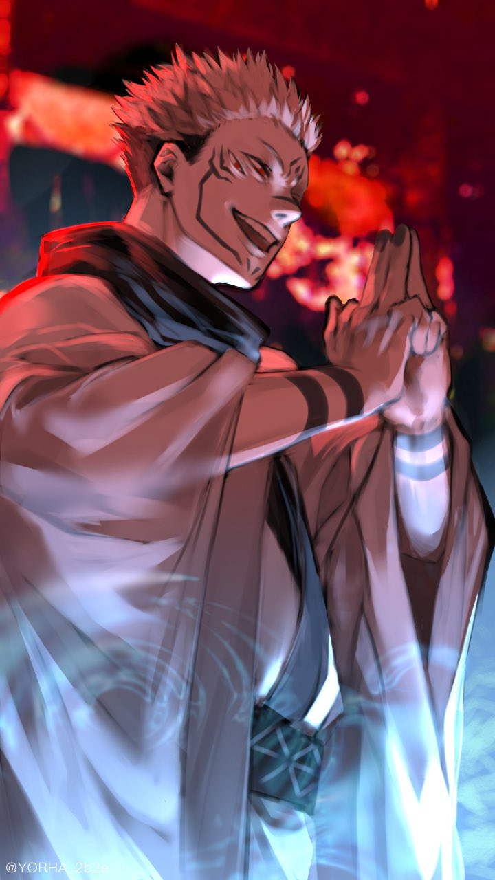 ryoumen sukuna (jujutsu kaisen) drawn by yorha_2b2e