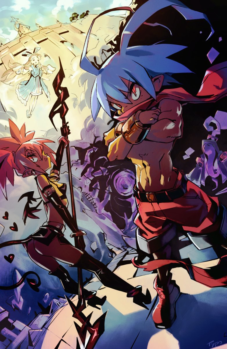 etna, flonne, and laharl (disgaea and 1 more) drawn by optionaltypo