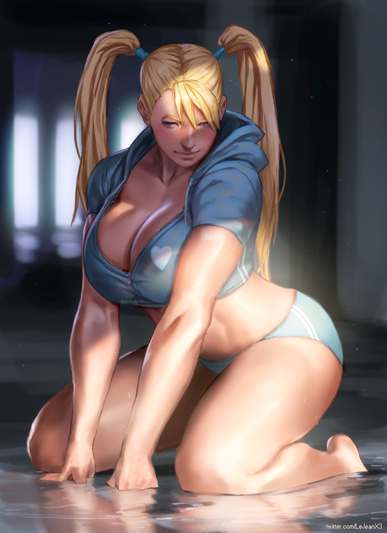 rainbow mika (street fighter and 1 more) drawn by rejean_dubois