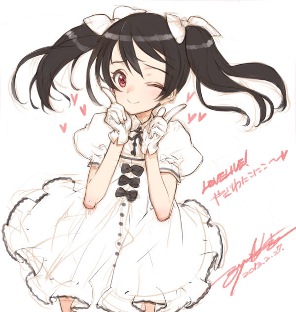 yazawa nico (love live! and 1 more) drawn by oyari_ashito