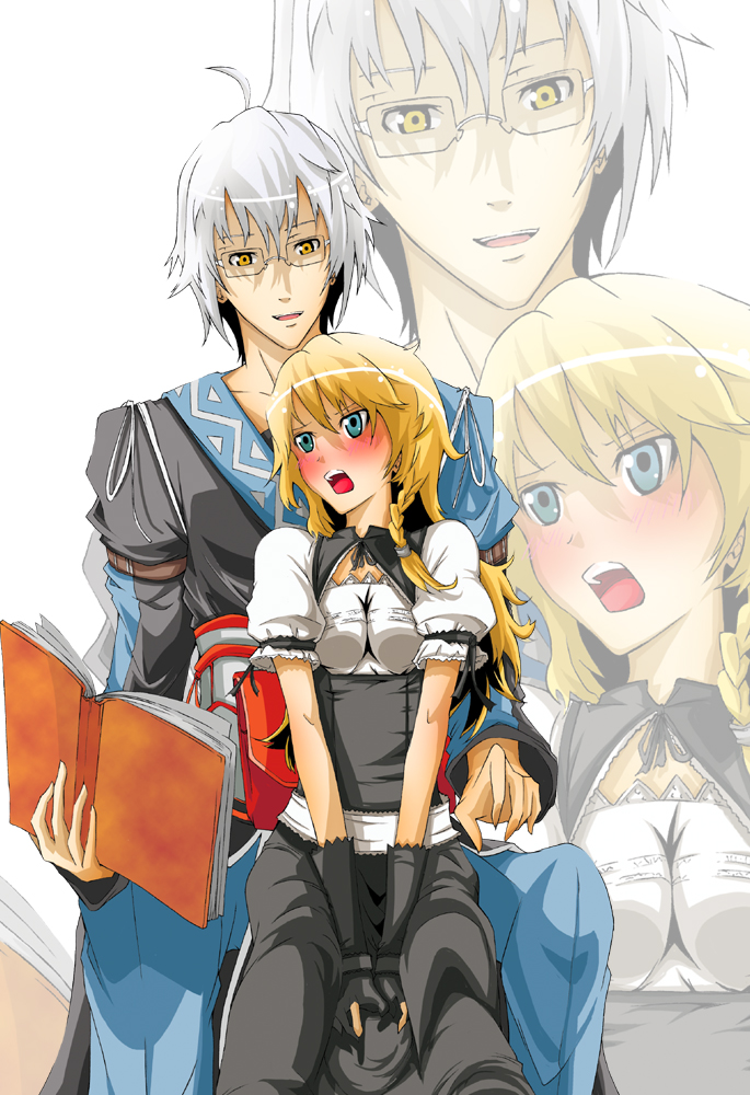 kirisame marisa and morichika rinnosuke (touhou) drawn by old_walker_(artist)
