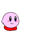 kirby and waddle dee (kirby) drawn by kine_the_genius