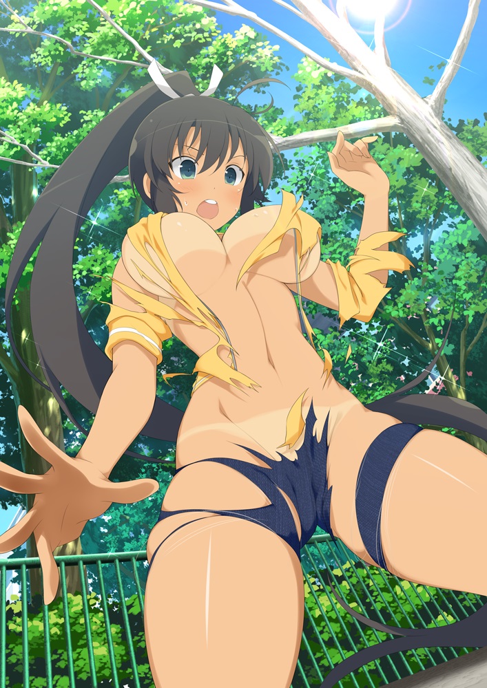 homura (senran kagura and 1 more) drawn by yaegashi_nan