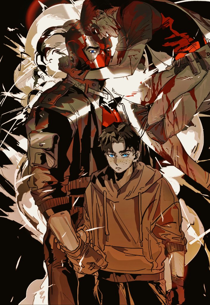 robin, jason todd, and red hood (dc comics and 2 more) drawn by guoba7777