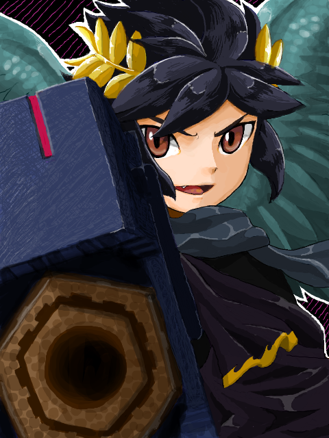dark pit (kid icarus and 1 more) drawn by trum_(yomogino66)