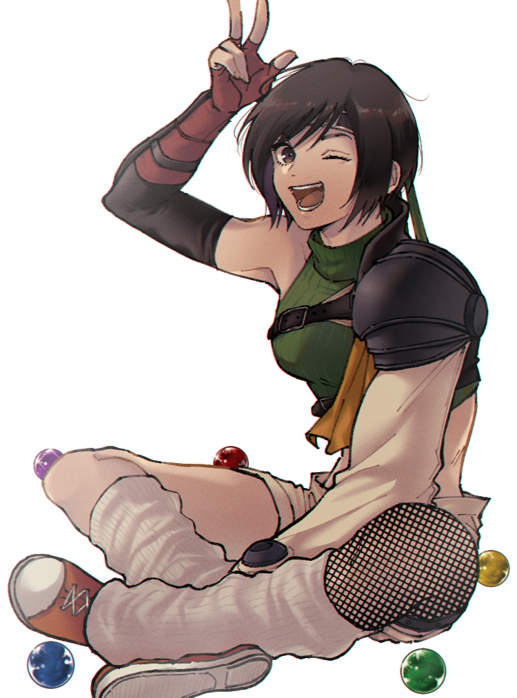yuffie kisaragi (final fantasy and 2 more) drawn by beckey9415