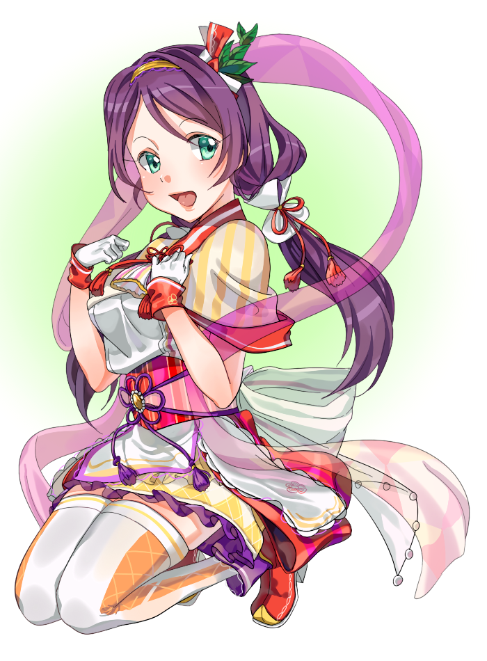 tojo nozomi (love live! and 1 more) drawn by jonmot