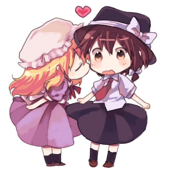 usami renko and maribel hearn (touhou) drawn by miya_(tsumazukanai)