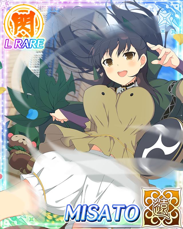 misato and pontarou (senran kagura and 1 more) drawn by yaegashi_nan