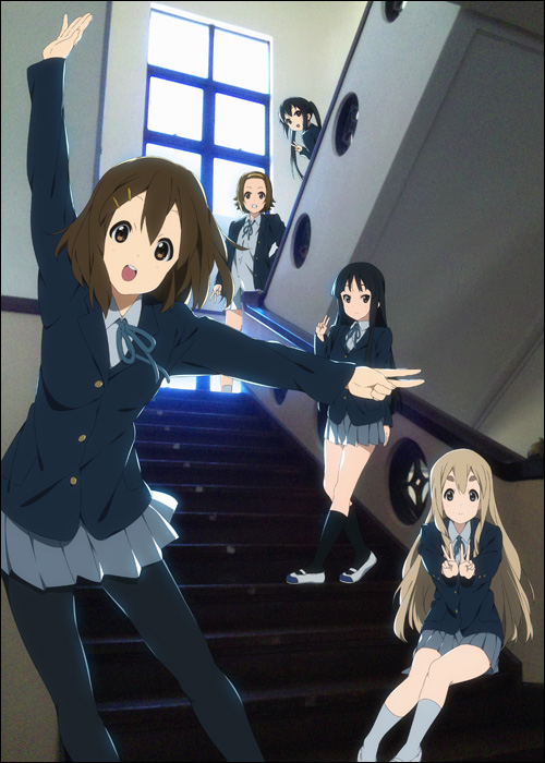 akiyama mio, nakano azusa, hirasawa yui, tainaka ritsu, and kotobuki tsumugi (k-on!) drawn by mizuki_makoto