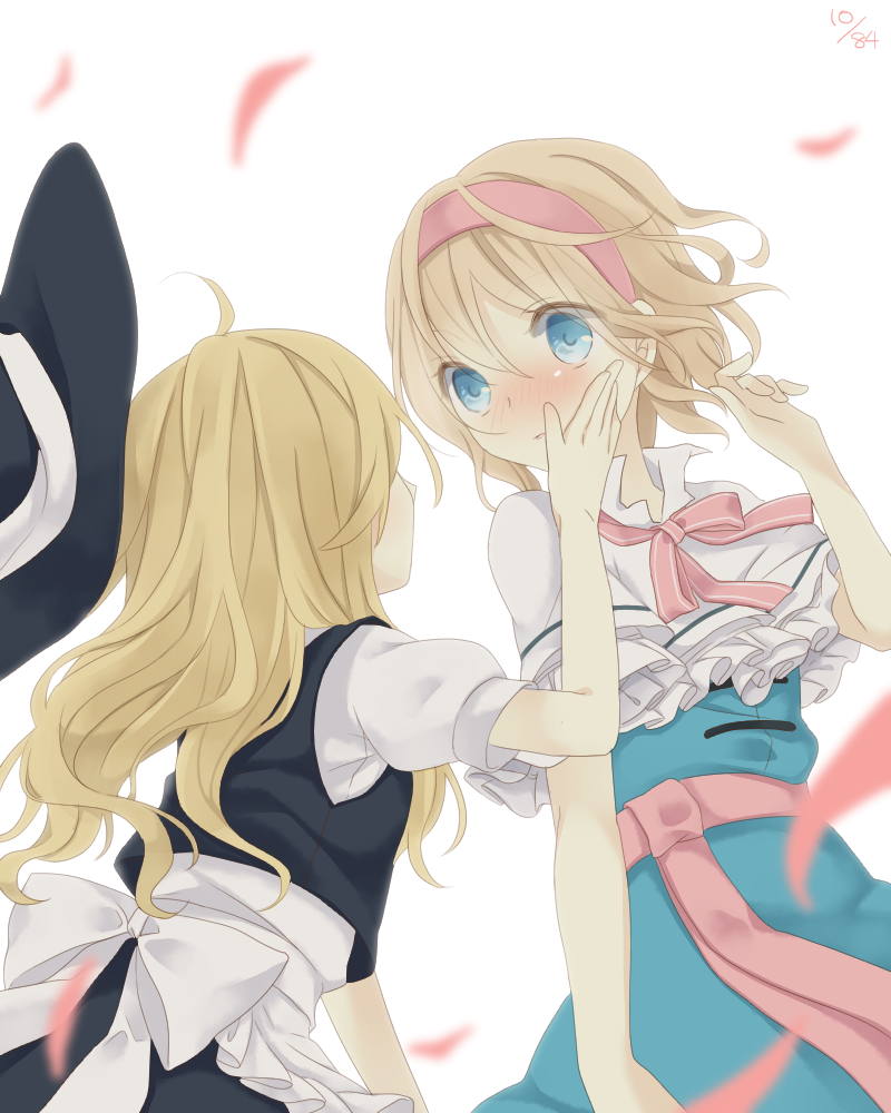 kirisame marisa and alice margatroid (touhou) drawn by tsuno_no_hito