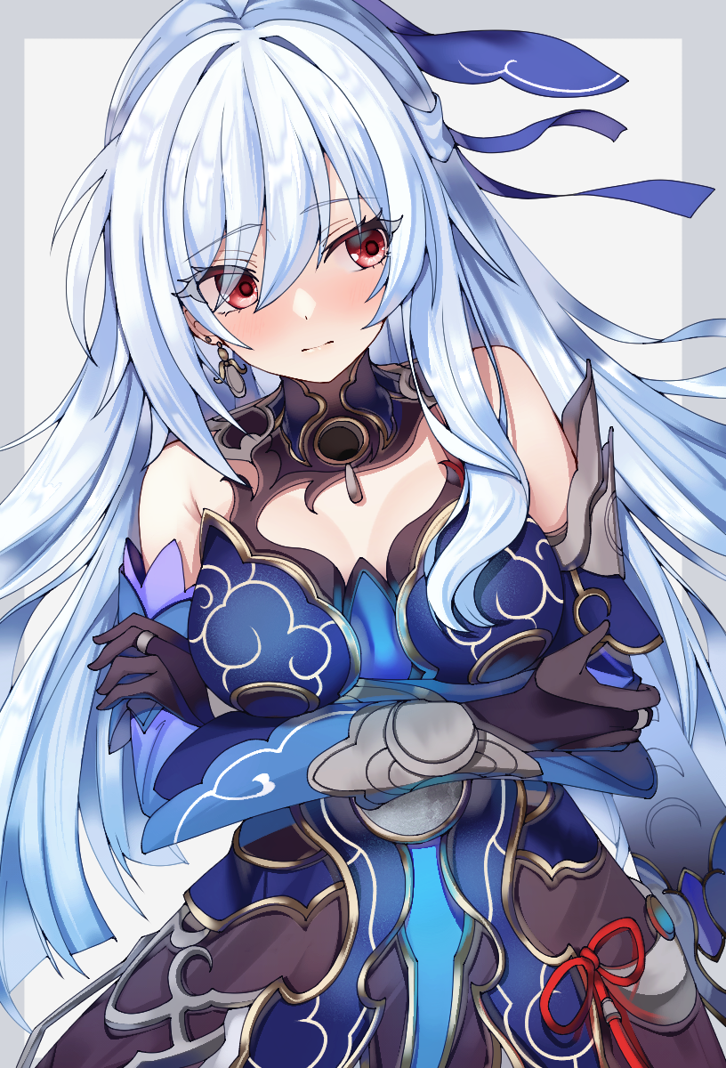 jingliu (honkai and 1 more) drawn by mellow_kaede
