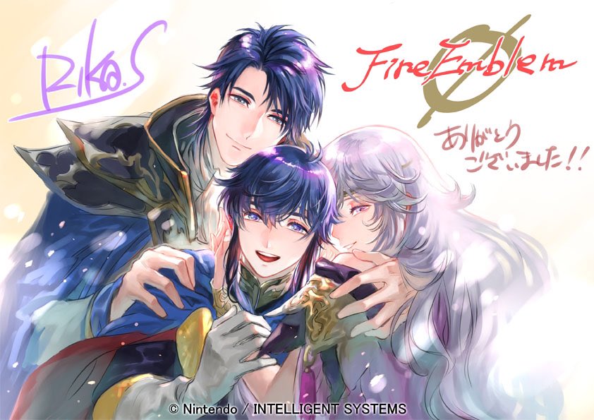 seliph, sigurd, and deirdre (fire emblem and 2 more) drawn by suzuki_rika