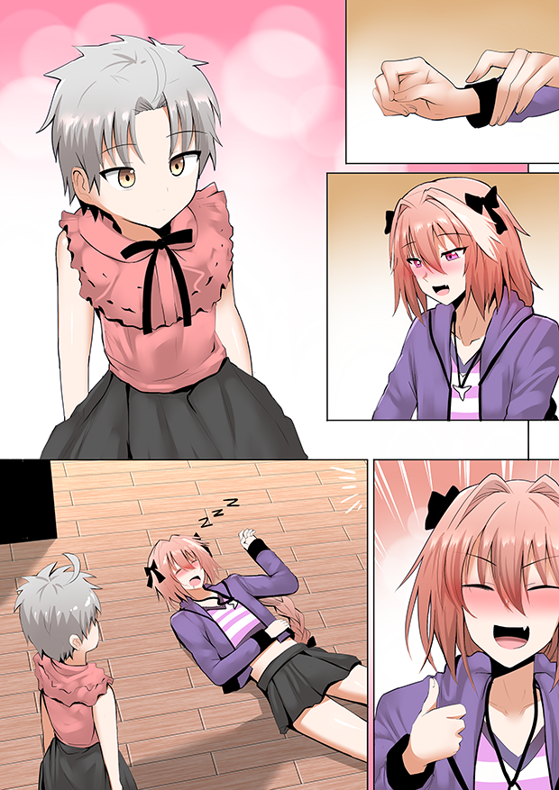 astolfo (fate and 2 more) drawn by ginhaha
