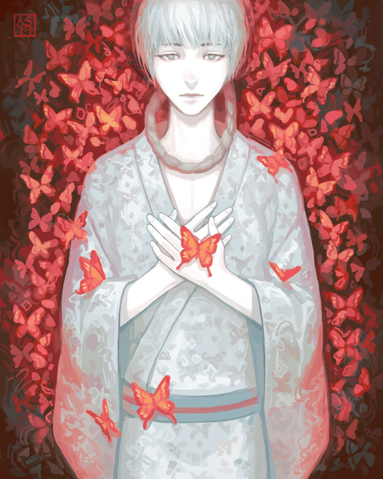 tachibana itsuki (fatal frame and 1 more) drawn by driftwoodwolf