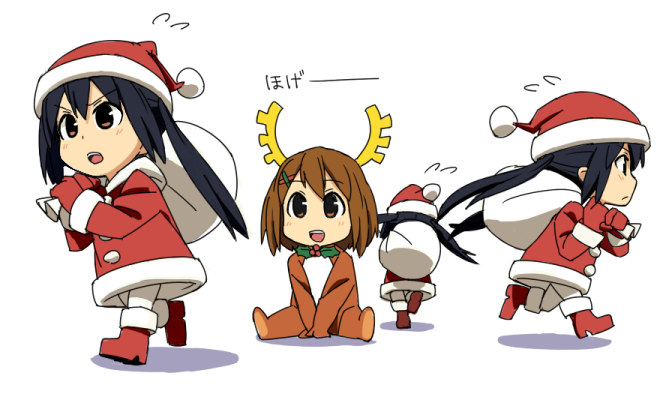 nakano azusa and hirasawa yui (k-on!) drawn by iefukurou