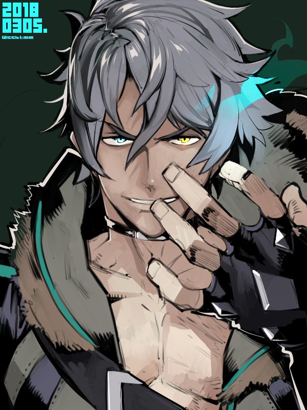 zeke von genbu (xenoblade chronicles and 1 more) drawn by sasaki_tomomi
