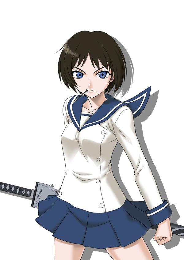 tsuchimiya kagura (ga-rei and 1 more) drawn by misnon_the_great