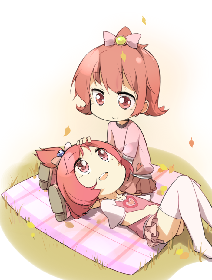 aida mana and sharuru (precure and 1 more) drawn by sunyukun