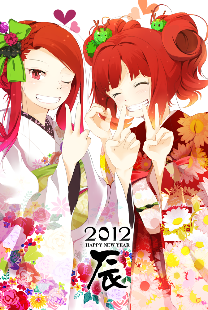 minase iori and takatsuki yayoi (idolmaster) drawn by nira_(vira)