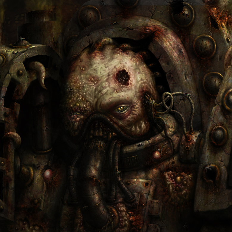 adeptus astartes and chaos space marine (warhammer 40k) drawn by nicholas_wolf