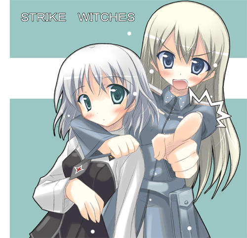 sanya v. litvyak and eila ilmatar juutilainen (world witches series and 1 more) drawn by iwa_(alpaca_oukoku)