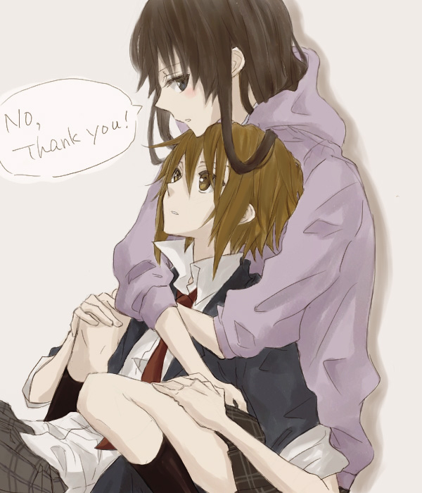 akiyama mio and tainaka ritsu (k-on!) drawn by gogono_pan'ya