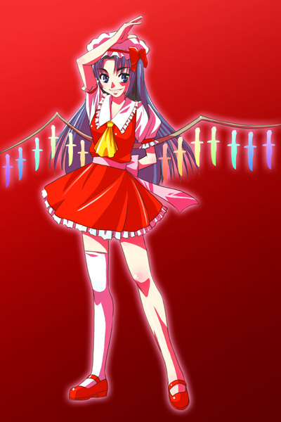 flandre scarlet and asakura ryoko (touhou and 1 more) drawn by sentape