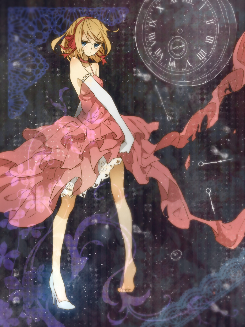 kagamine rin (vocaloid and 1 more) drawn by tayu_(canary-san)