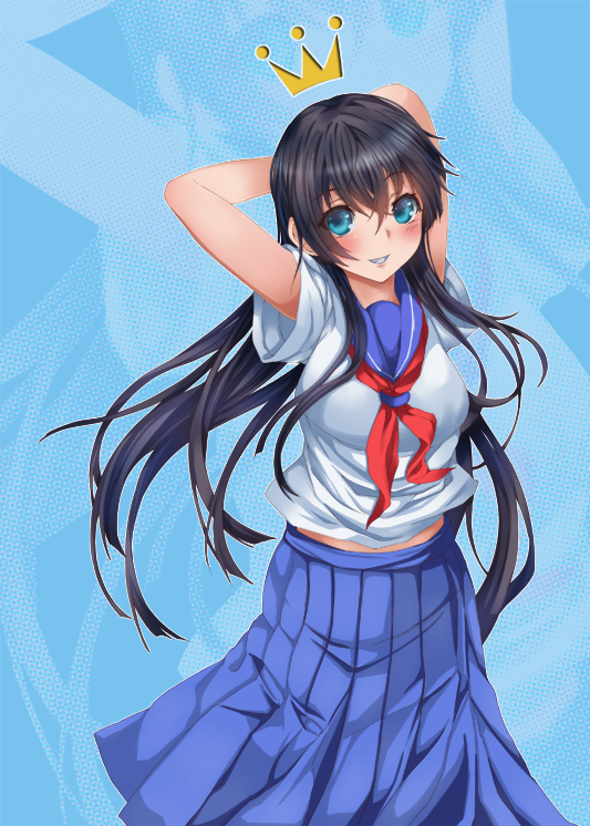saten ruiko (toaru majutsu no index and 1 more) drawn by kizaki_aoi