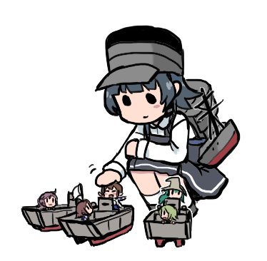 fairy, arare, arare kai ni, and daihatsu landing craft (kantai collection) drawn by terrajin
