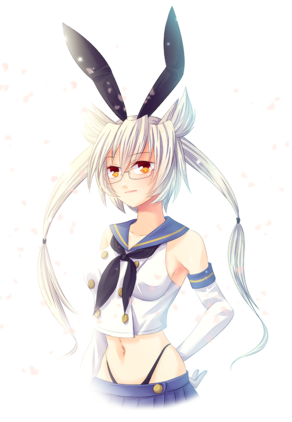 shimakaze and musashi (kantai collection) drawn by mamiya_aira